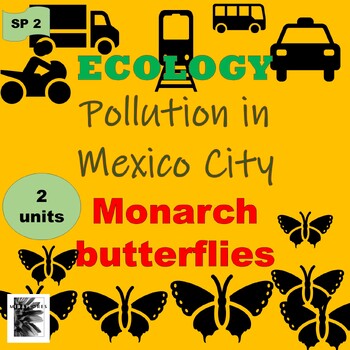 Preview of SPANISH 2 - MEXICO - Ecology: Monarch butterflies, Mexico City pollution