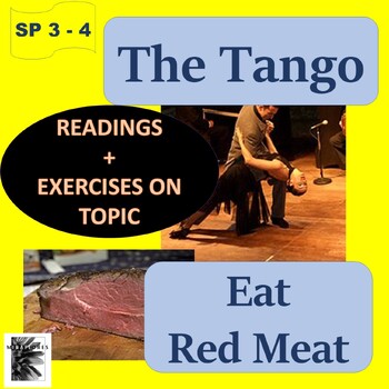 Preview of SPANISH 4 / B2 - ARGENTINA  - The tango, Eat red meat
