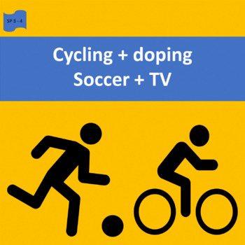 Preview of SPANISH 4 / B2 - SPAIN SPORTS - Cycling + doping,  Soccer + TV