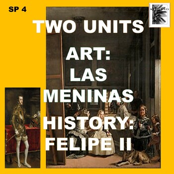 Preview of SPANISH 4 / B2 - SPAIN - Velázquez: Las Meninas, Felipe II