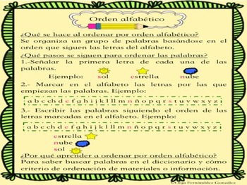 SPANISH ABC ORDER LITERACY CENTER / CENTRO LECTOESCRITURA ORDEN ALFABÉTICO