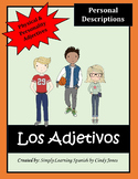 DISTANCE LEARNING SPANISH "Personal Adjectives" ACTIVITIES