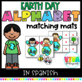 Abecedario | Earth day Alphabet Matching Cards in Spanish