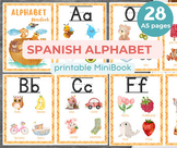 SPANISH ALPHABET book with 4 words per letter | Educationa