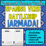 Spanish Verb Battleship Game - Present Tense Verbs: ¡ARMADA!