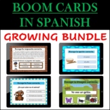 SPANISH BOOM CARDS GROWING BUNDLE