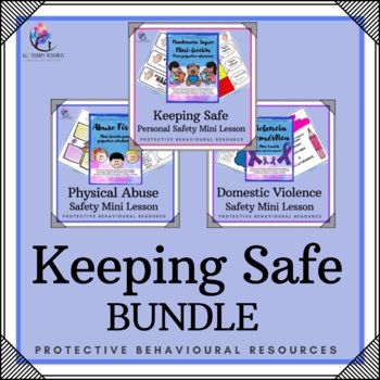 Preview of SPANISH BUNDLE - "KEEPING SAFE" LITTLE LEARNERS - Domestic Violence Abuse