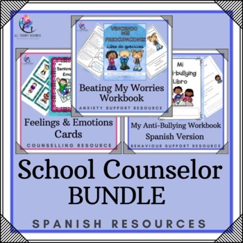 Preview of SPANISH BUNDLE - SCHOOL COUNSELOR & SOCIAL EMOTIONAL RESOURCES