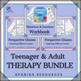 SPANISH BUNDLE - TEENAGER & ADULT THERAPY - Anger, Self Ca