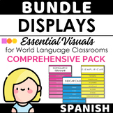 SPANISH Back to School Classroom Decor COMPREHENSIVE  BUNDLE Pack