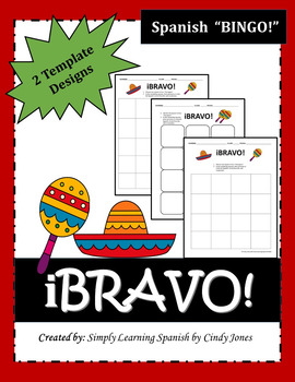 Preview of SPANISH "Bingo Boards"