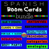 SPANISH Boom Cards MEGA BUNDLE distance learning digital r