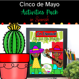 Preview of Cinco de Mayo Spanish No Prep Activities Pack