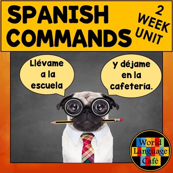 Preview of SPANISH COMMANDS BUNDLE ⭐ Commands Games Songs Videos Quiz Test ⭐ Activities