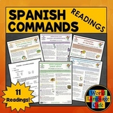 SPANISH COMMANDS READINGS ⭐ Los Mandatos ⭐ El Imperativo L