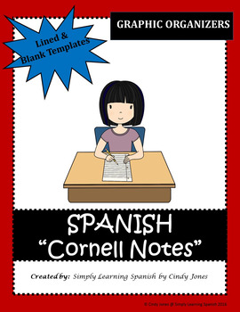 Preview of SPANISH CORNELL NOTES (Graphic Organizer)