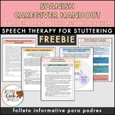 SPANISH Caregiver Handout for School-Age Children Who Stut