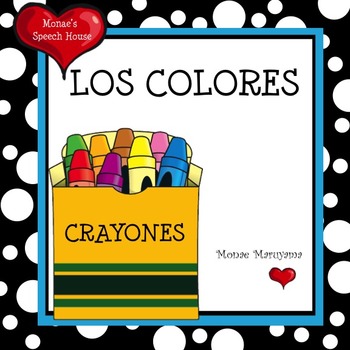 Preview of SPANISH Colors Book