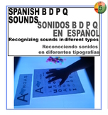 ESPAÑOL - Consonantes B, D, P Q Actividades de discriminac