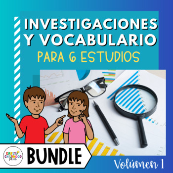 Preview of Investigation Questions & Vocab Bundle Volume 1 SPANISH for Creative Curriculum