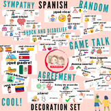 SPANISH DECORATION SET. Carteles para el aula de Español