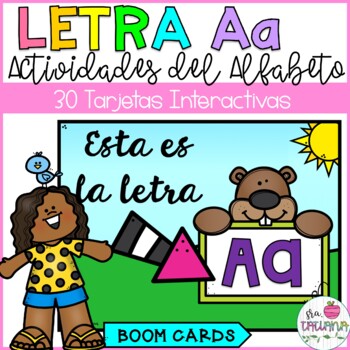 Preview of Actividades del Alfabeto en Boom Cards | La Letra A