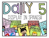 Daily 5 Rotation Display Editable and in Spanish