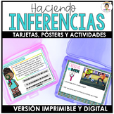 Making inferences in Spanish Task Cards BUNDLE  (La Inferencia)