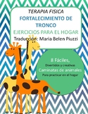 SPANISH/ESPAÑOL: Animal Walk/Core Strength Home Exercise Program