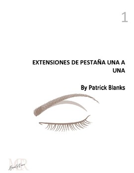 Preview of SPANISH EXTENSIONES DE PESTANAS