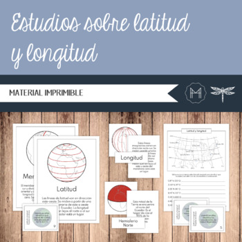 Preview of SPANISH - Estudios sobre latitud y longitud