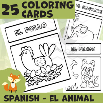 Preview of SPANISH Farm animal Activity Coloring Sheets Number la granja poster 1st 2nd 3rd