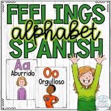 SPANISH Feelings Alphabet Line, Alfabeto de Emociones y Se