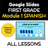 SPANISH - First Grade Math Module 1 - ALL LESSONS 1-39 Ori