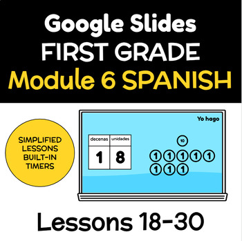 Preview of SPANISH - First Grade Math Module 6 - LESSONS 18-30 - Original Eureka Aligned