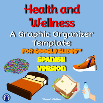 Preview of SPANISH Health & Wellness Graphic Organizer for Google Slides™ 