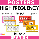 SPANISH High Frequency Verbs Bundle Pack - Super 7 & Sweet