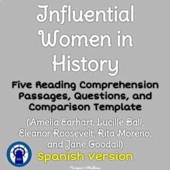 Preview of SPANISH Influential Women in History Reading Passages with Questions & More