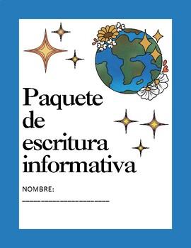 Preview of Minimal SPANISH Informational Writing packet - Paquete de Escritura Informativa