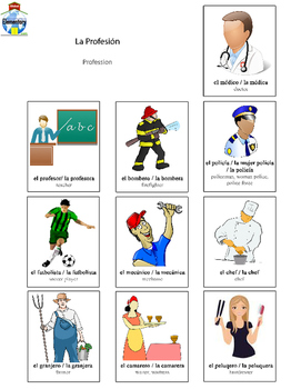 Preview of SPANISH: Jobs and Careers