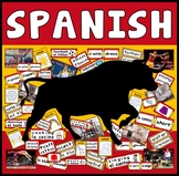 SPANISH LANGUAGE TEACHING RESOURCES DISPLAY FLASHCARDS POS