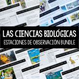 SPANISH Life Science Observation Stations Bundle