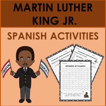 Martin Luther King Jr Day In Spanish Worksheets Teaching Resources Tpt