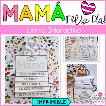 Preview of Spanish Mother's Day Flip Book | Día de las Madres Librito Interactivo | Mamá