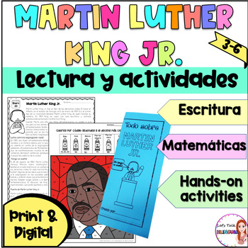 Preview of Martin Luther King jr reading in Spanish - Black history month in Spanish - MLK
