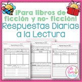 SPANISH (NO PREP) Differentiated Daily Reading Responses