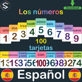 SPANISH-Numbers flash cards ( Los números del 1 al 100 )- Español