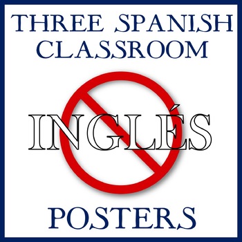 Preview of SPANISH ONLY / SÓLO ESPAÑOL 8.5 x 11 Mini-Posters [Dual, Spanish, Immersion]