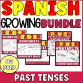 SPANISH PAST TENSES WORKSHEETS AND EXERCISES FOR GRAMMAR P