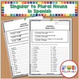 SPANISH NOUNS FROM SINGULAR TO PLURAL